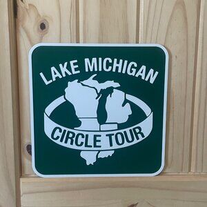 Lake Michigan Circle Tour Road Sign